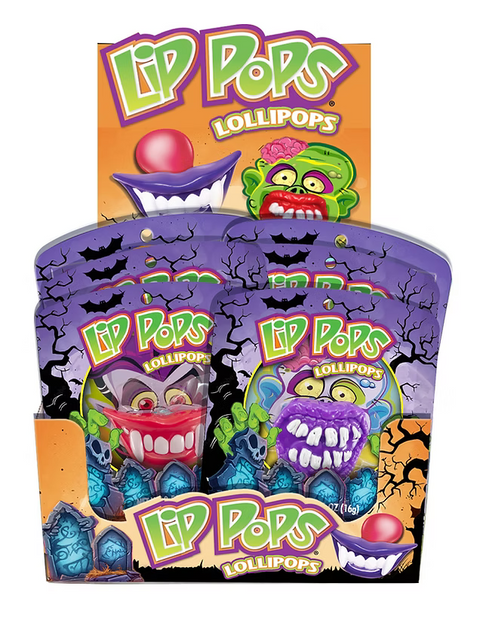 Spooky Lip Pops 12ct