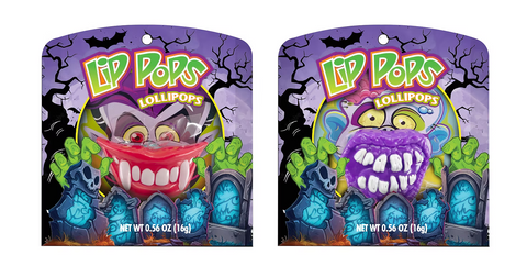 Spooky Lip Pops 12ct