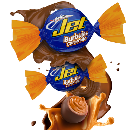 Nutresa Jet Burbuja Caramel Bag 3.32oz