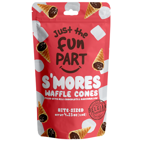 Waffle Mini Cone Filled Smores Marshmallow 4.23oz