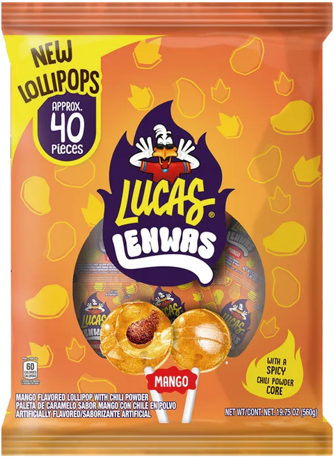 Lucas Paleta Lenwa Mango 40ct