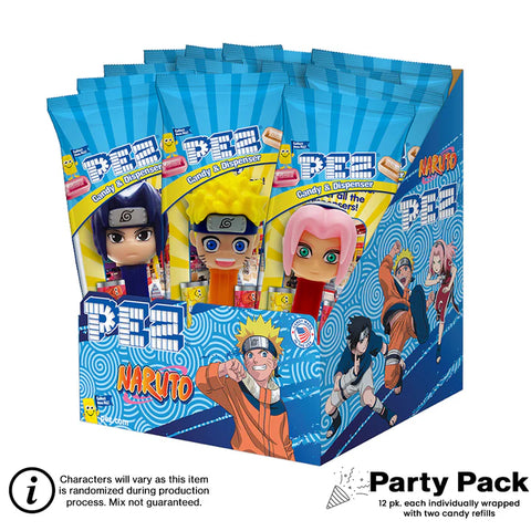Pez Naruto Assorted 12ct