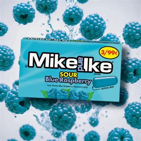 Mike & Ike Sour Blue Raspberry Changemaker 24ct