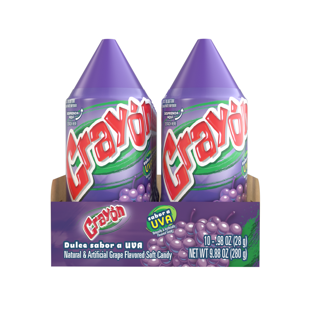 Lorena Crayon Grape | 10ct, Box – Jack's Candy