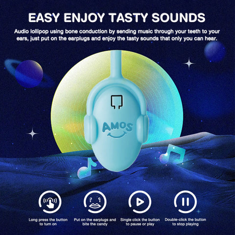 Amos Tastysound Blueberry Pop Each