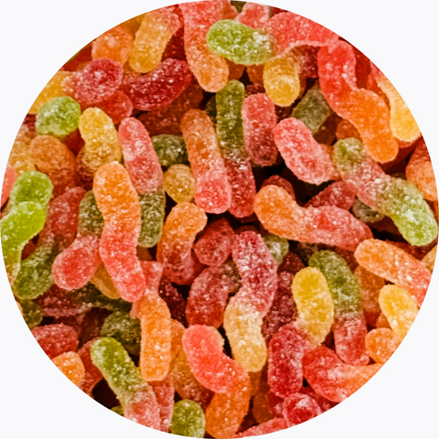 Albanese Natural Sour Tiny Gummy Worms 4.5Lb