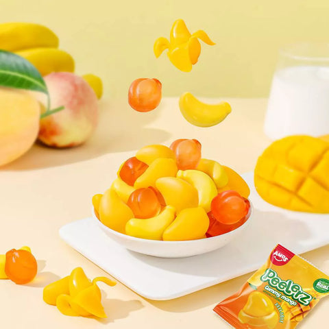 Amos Peelerz Gummy Fruit Assorted 12.35oz