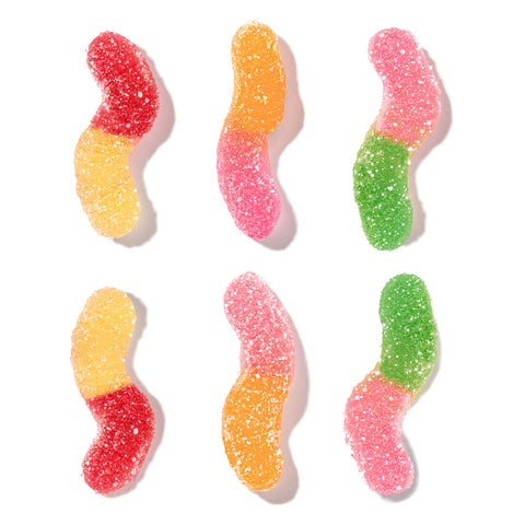 Albanese Natural Sour Tiny Gummy Worms 4.5Lb