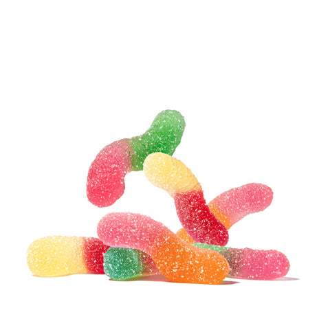 Albanese Natural Sour Tiny Gummy Worms 4.5Lb