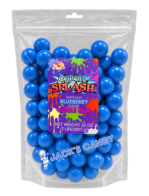 Splash Gumballs (1") Blue | 2lb, Bag