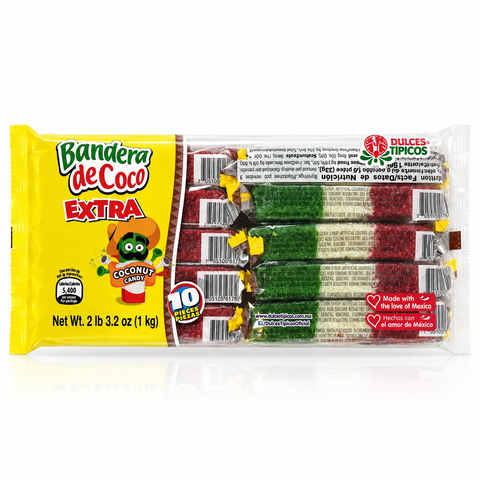 Tipicos Bandera De Coco Extra | 10ct, Bag