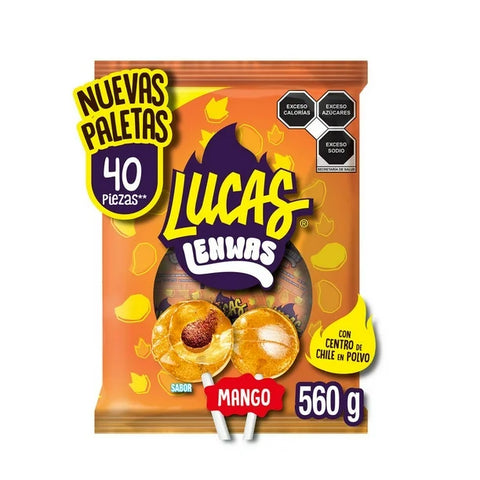Lucas Paleta Lenwa Mango 40ct