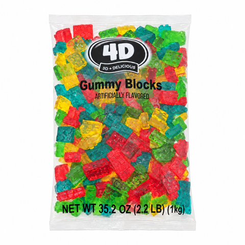 Hilco 4D Gummy Block Bag | 2.2lb, Bag