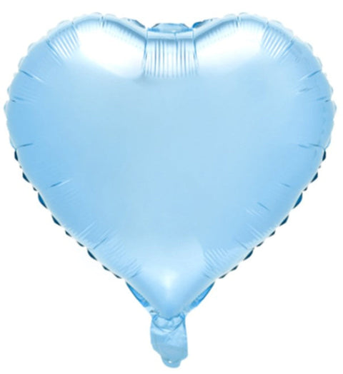 Heart Mylar Balloon 18 inch-Blue