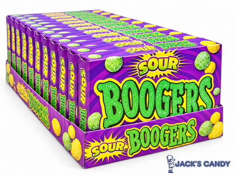 Box Of Boogers Sour Gummy 12ct