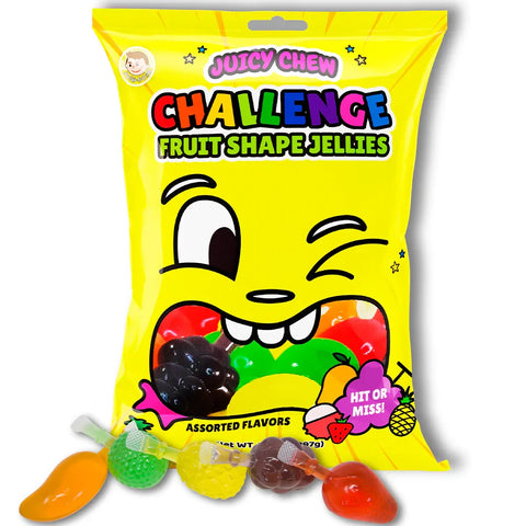 Josh Bosh  Juicy Chew Challenge Fruit Shape Jellies | 6ct, Bag