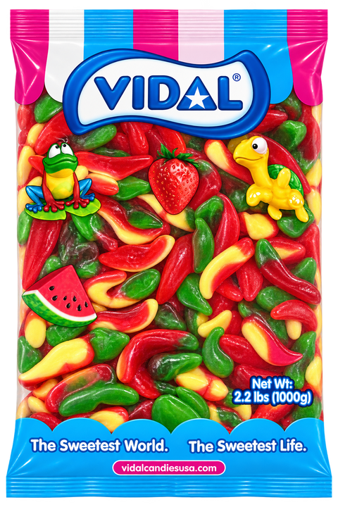 Vidal Gummy Chili Peppers | 2.2lb, Bag