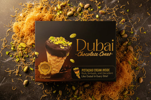 Dubai Chocolate Cones 2pk 10ct