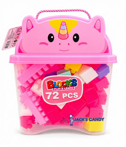 Blocks Play Set 72pcs 1Ct