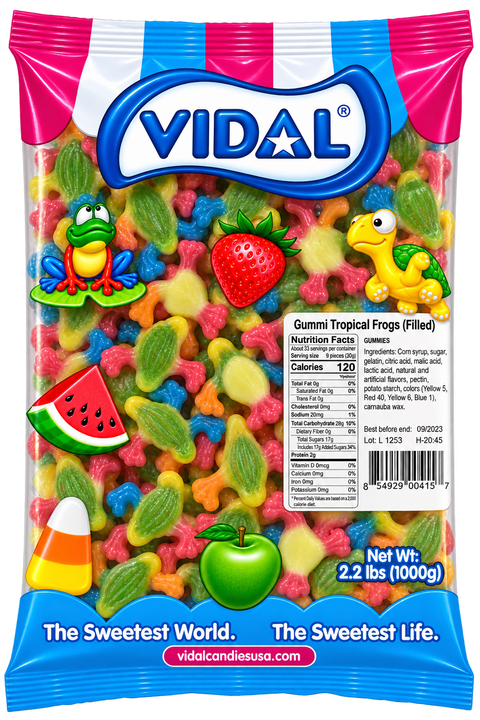 Vidal Gummy Tropical Frog | 2.2lb, Bag