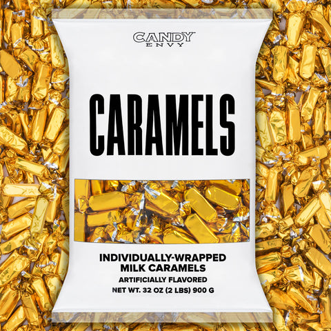 Candy Envy Caramel Foil Gold | 2lb, Bag