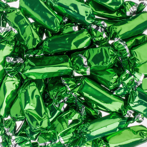 Candy Envy Caramel Foil Green | 2lb, Bag