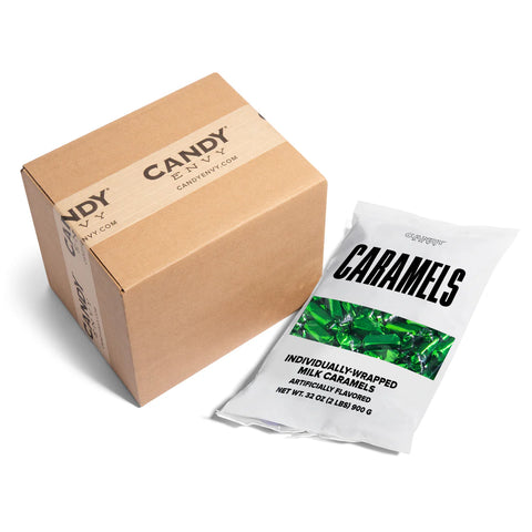 Candy Envy Caramel Foil Green | 2lb, Bag