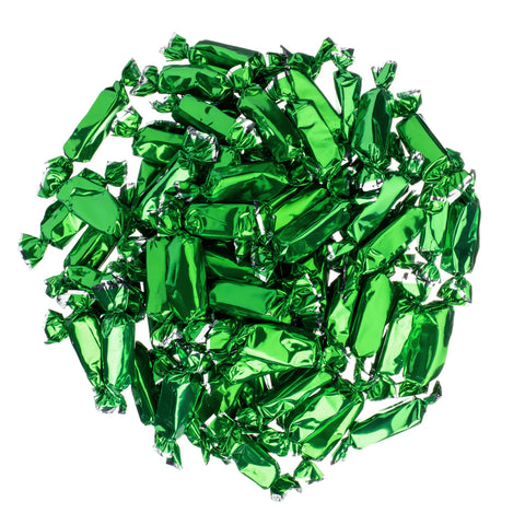Candy Envy Caramel Foil Green | 2lb, Bag