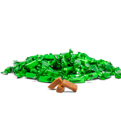 Candy Envy Caramel Foil Green | 2lb, Bag