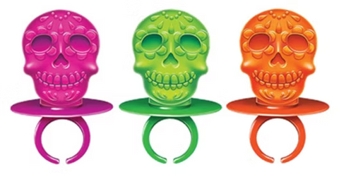 Day Of The Dead Ring Pop 18ct