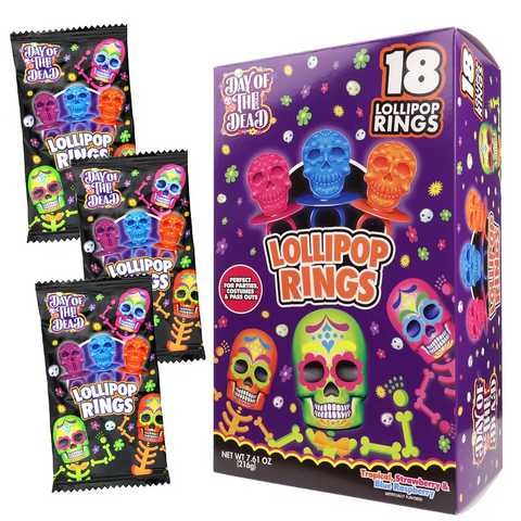 Day Of The Dead Ring Pop 18ct