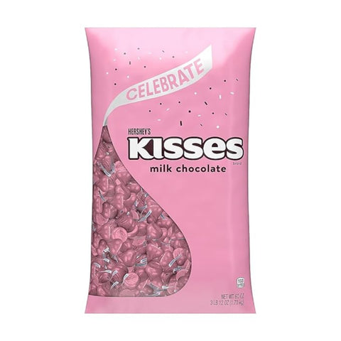 Hershey Kisses Pink | 3.75lb, Bag