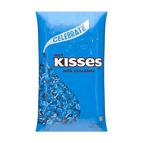 Hershey Kisses Mid Blue | 3.75lb, Bag