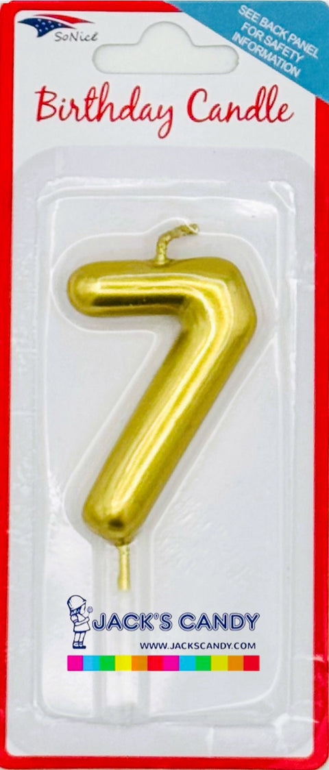 Candle #7 Gold
