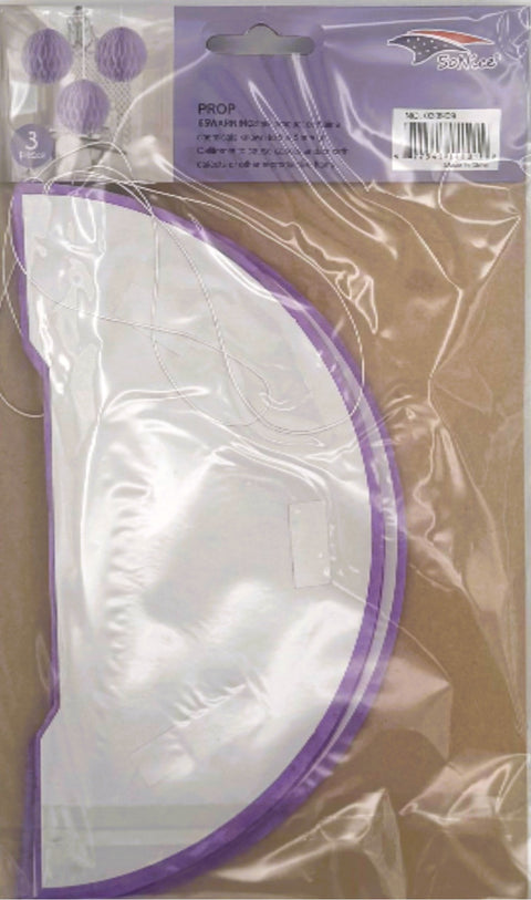 Honeycomb 8 inch 3-piece - Lavender