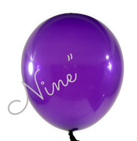 Latex Balloon 9 inch 100ct-Purple