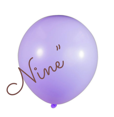 Latex Balloon 9 inch 100ct-Lavender