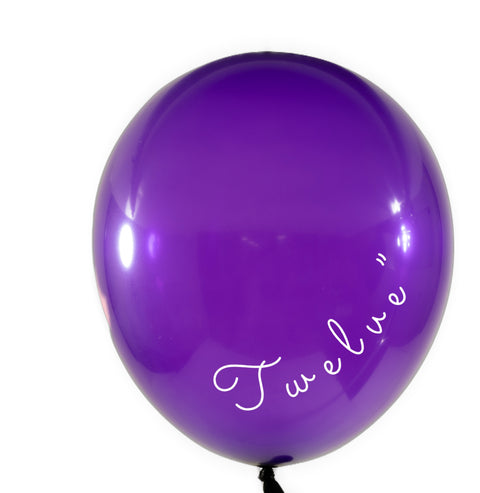 Balloons Latex (12") Purple | 12ct, Bag