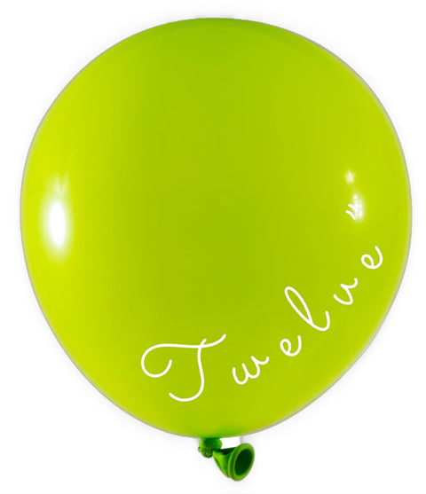 Latex Balloon 12 inch 72ct-Green