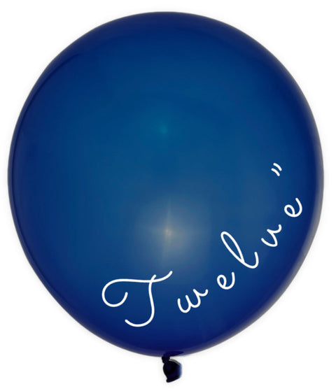 Latex Balloon 12 inch 72ct-Navy