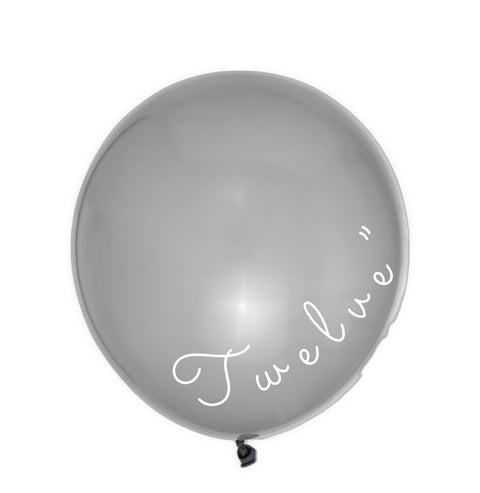 Balloons Latex (12") Silver | 12ct, Bag