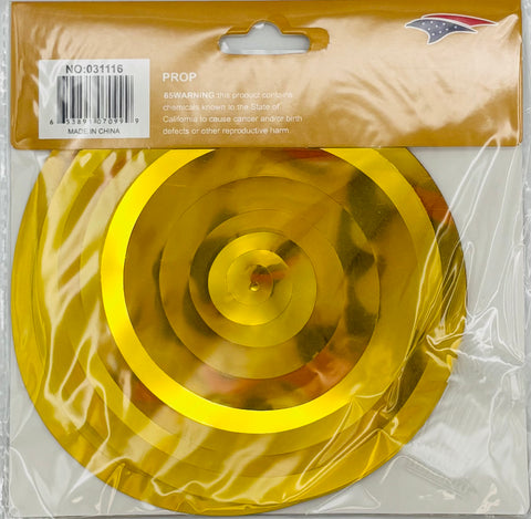 Metalic Swirl 12 pieces -Gold