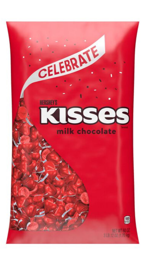 Hershey Kisses Red Foil | 3.75lb, Bag