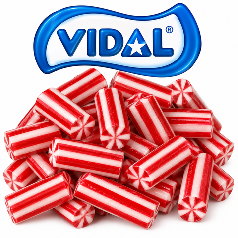 Vidal Licorice Candy Canes 4.4lb