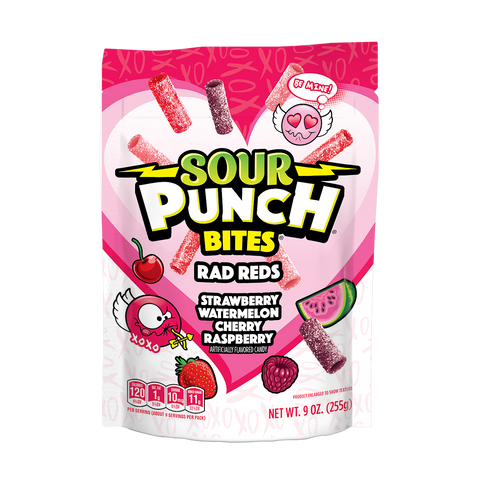 American Licorice Sour Punch Bites Reds 9oz