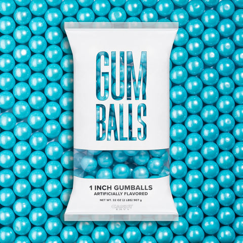 Candy Envy 1" Gumball Shimmer Light Blue 2LB