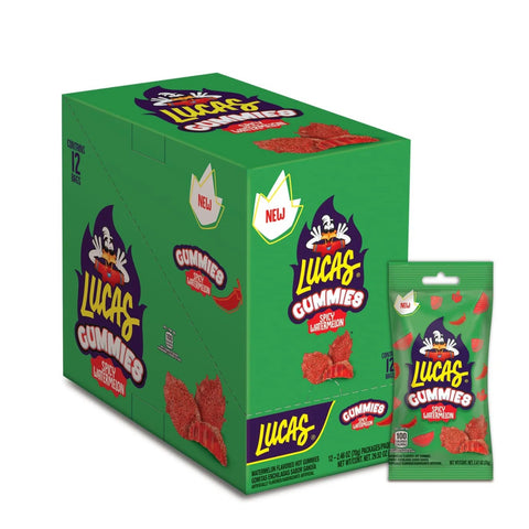 Lucas Gummies Spicy Sandia 70g | 12ct, Box