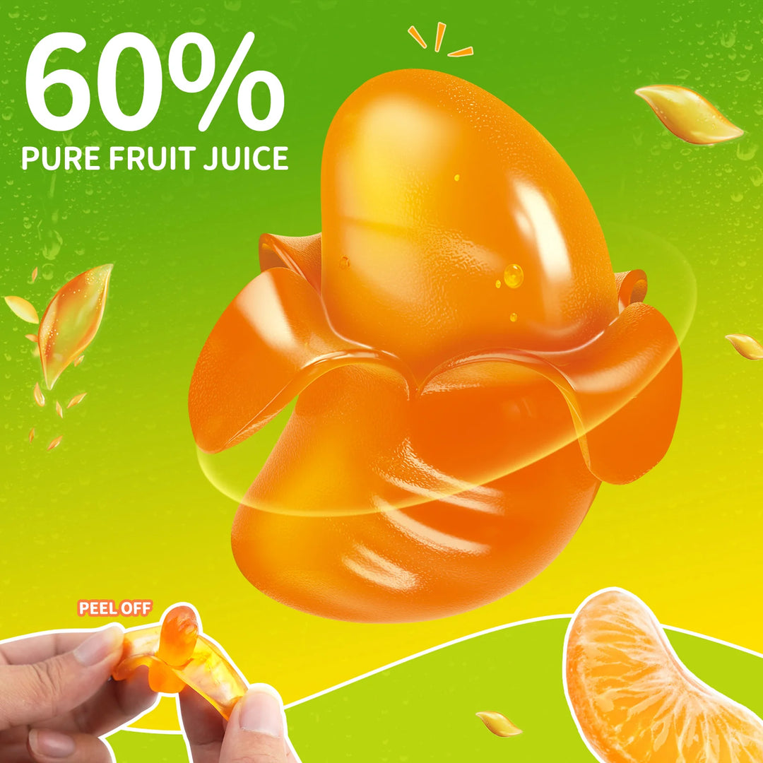 Amos Peelerz - Peelable Gummy Orange | 6oz, Bag – Jack's Candy