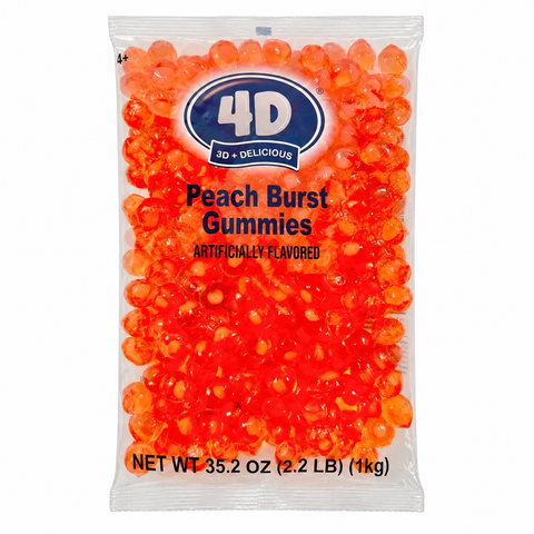 Hilco 4D Gummy Peach Bag | 2.2lb, Bag