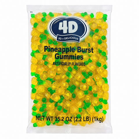 Hilco 4D Gummy Pineapple Bag | 2.2lb, Bag